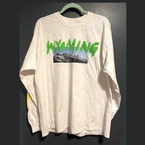 NEW Kanye West Wyoming Long Sleeve White size XL